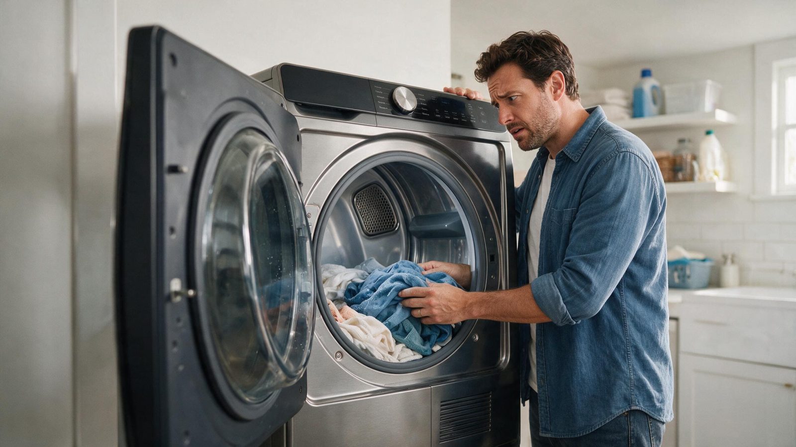 Bosch Dryer Drum Turns but Clothes Stay Cold or Damp